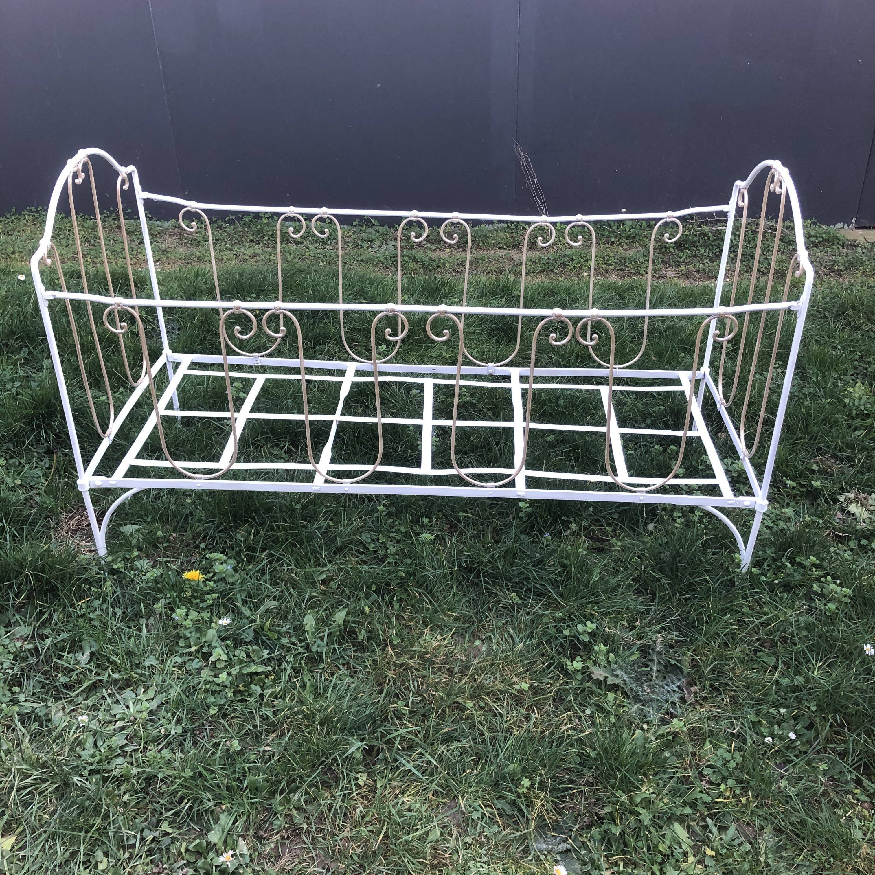 Redesigned wrought iron bed