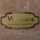 Windsor leather armchair