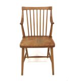 Scandinavian armchair "Pinnstol" in beech, Sweden, 1960