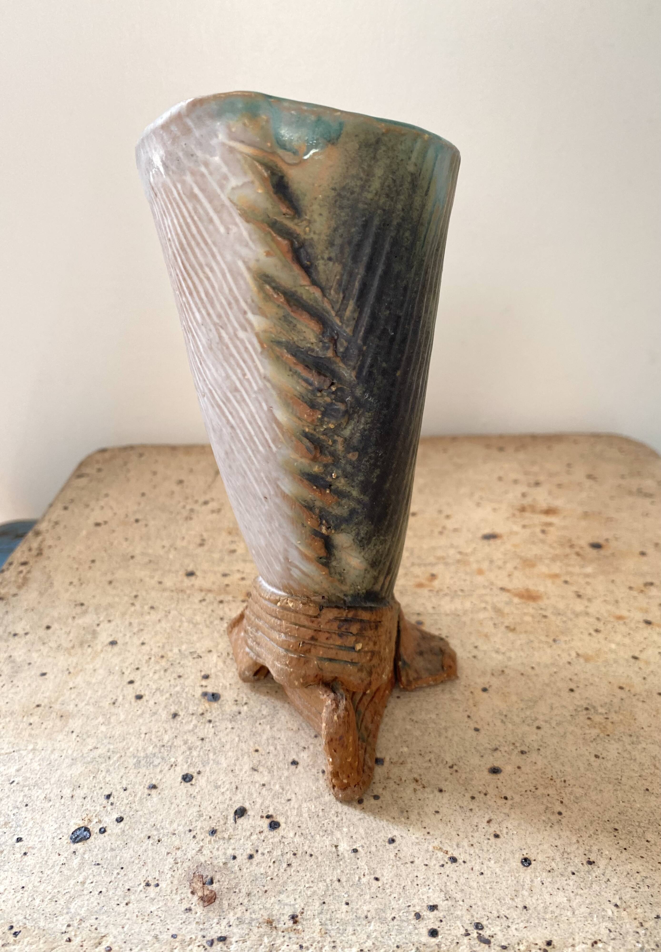 Wabi-sabi vase from the 1970s