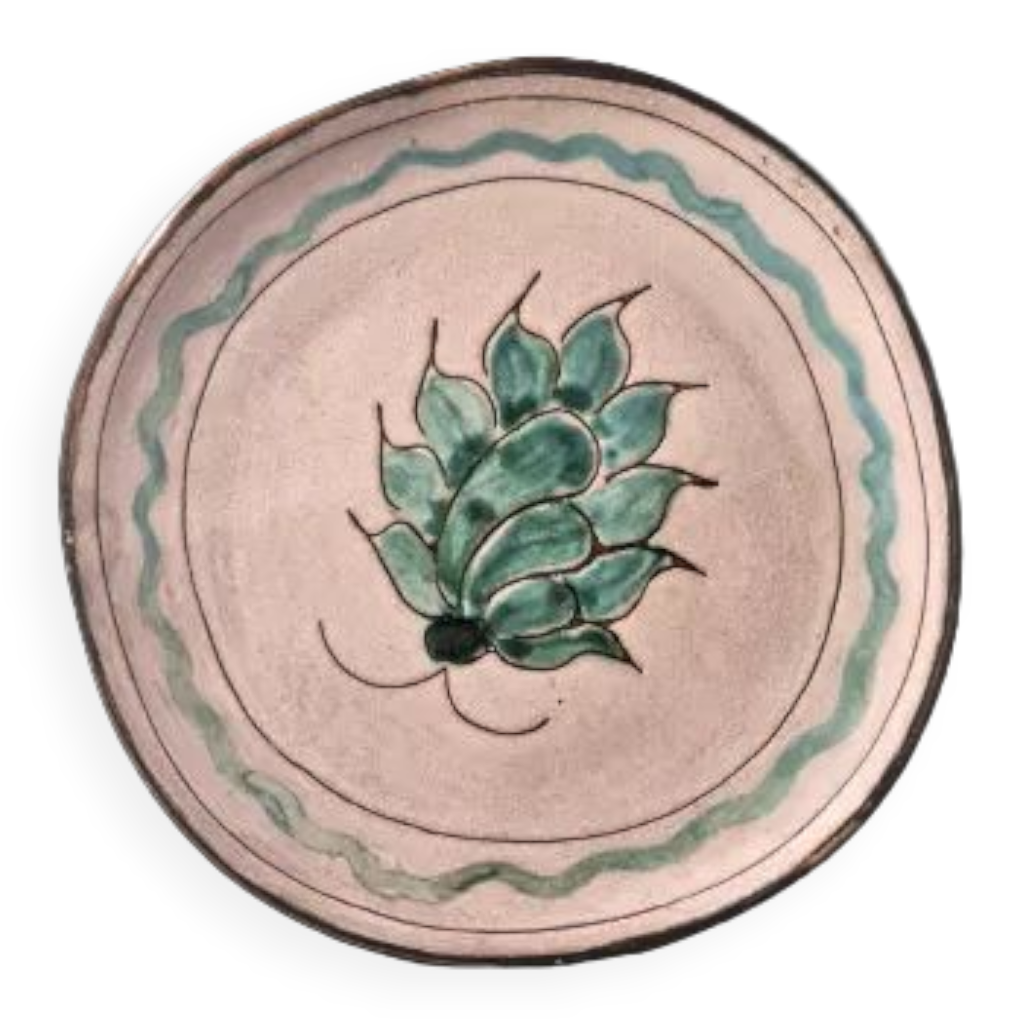 Alain Maurier's plate - Vallauris