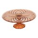 Pink and Orange Art Deco Cake Platter / Pastry Dish VSL 33cm