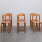 Set of 6 'Rey' chairs by Bruno Rey for Dietiker Switzerland, 1971