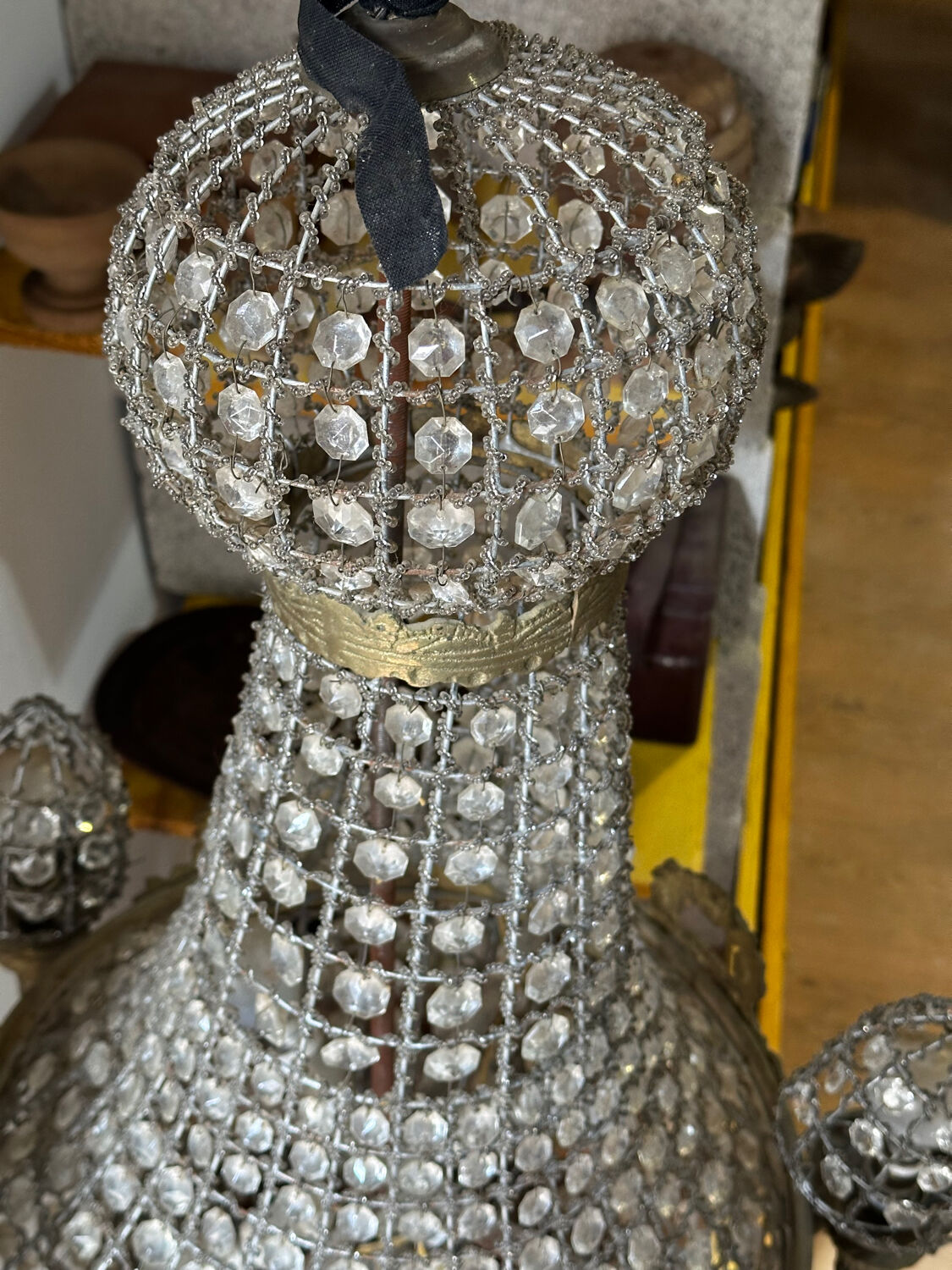 Chandelier Hot Air Balloon Style Louis XVI - 19th century