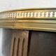 Marble bouillotte table