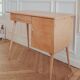 Renovated vintage Baumann desk, 1960s.