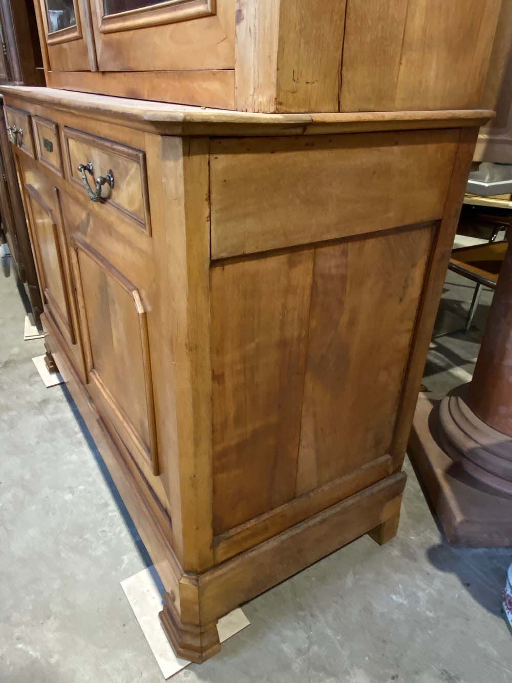 Buffet deux corps, merisier