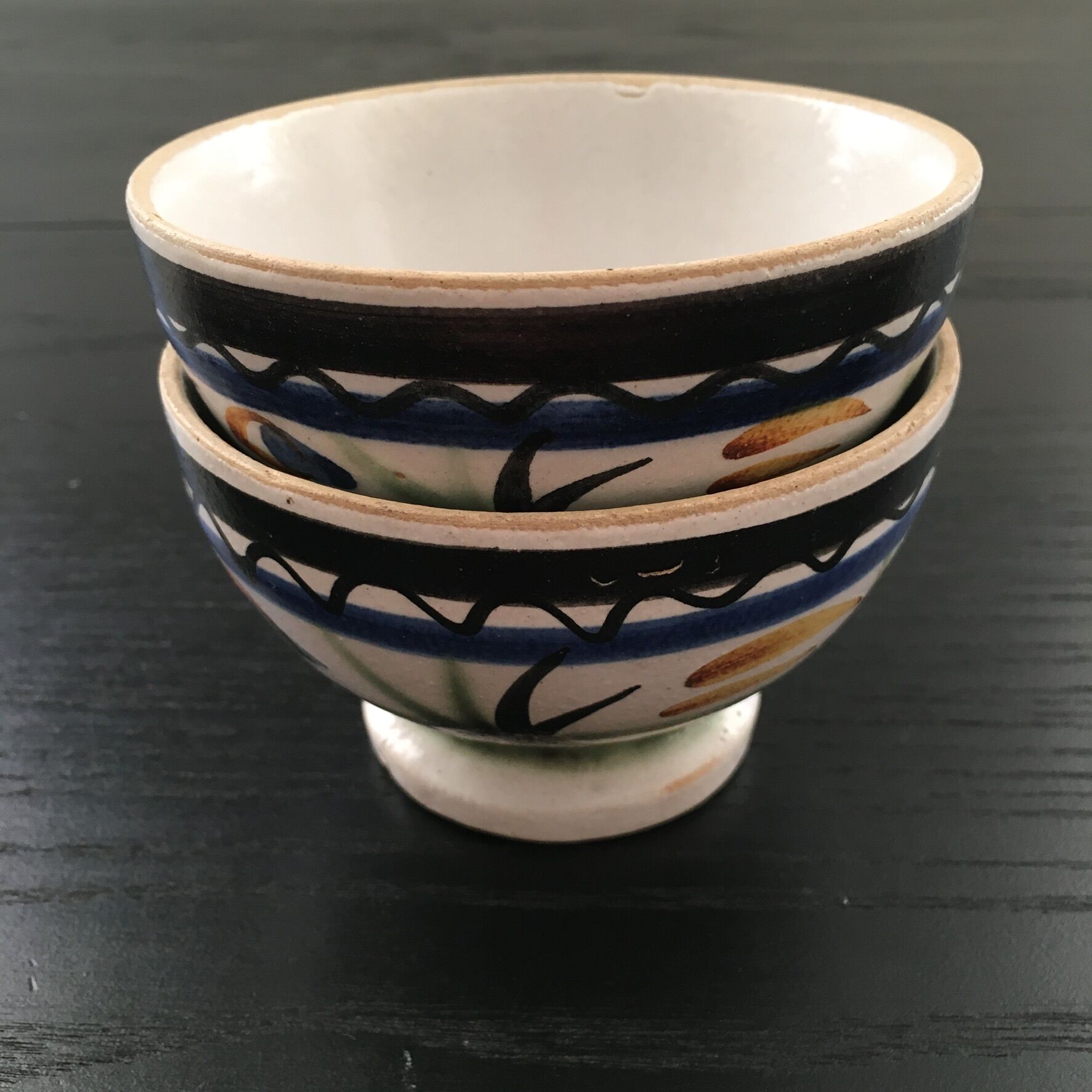 Pair of Keraluc Quimper bowls