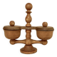 brutalist salt and pepper set boxwood 1900 salt shaker pepper mill