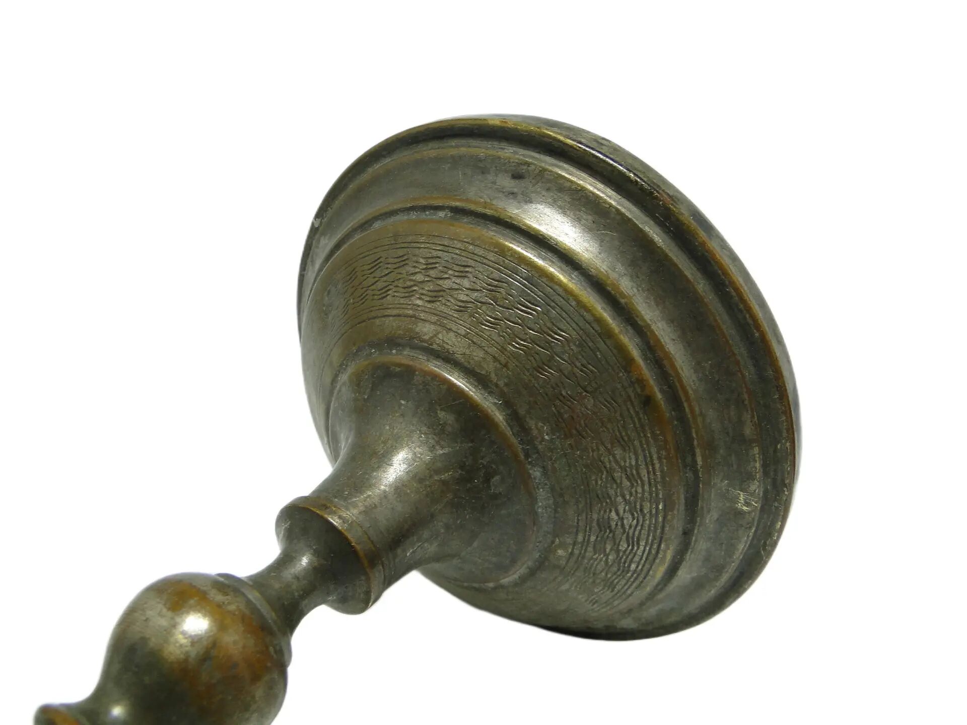 Empire candlestick, silver-plated brass, Austria, early 20th century