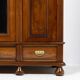 Art Nouveau wardrobe in walnut and pine - 1900-1915