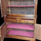 Two-body cherry wood sideboard