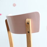 Chaise bistrot vintage en bois