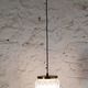 Scandinavian brass and glass pendant for Reijmyre by Paul Kedelv
