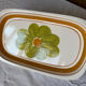 Plat vintage rectangular in earthenware model monaco by salins