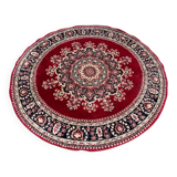Round oriental rug