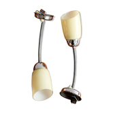 Set of 2 Czechoslovak wall lamps by Lidokov, 1960s