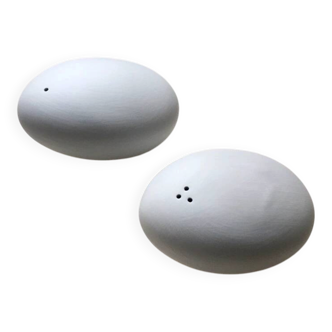 Salt and Pepper Shaker Porcelain Marcel Marongiu Artoria Limoges