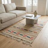 Beige kilim rug