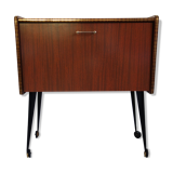 Furniture bar with wheels 60s
