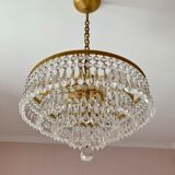 Crystal grapefruit chandelier