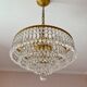Crystal grapefruit chandelier