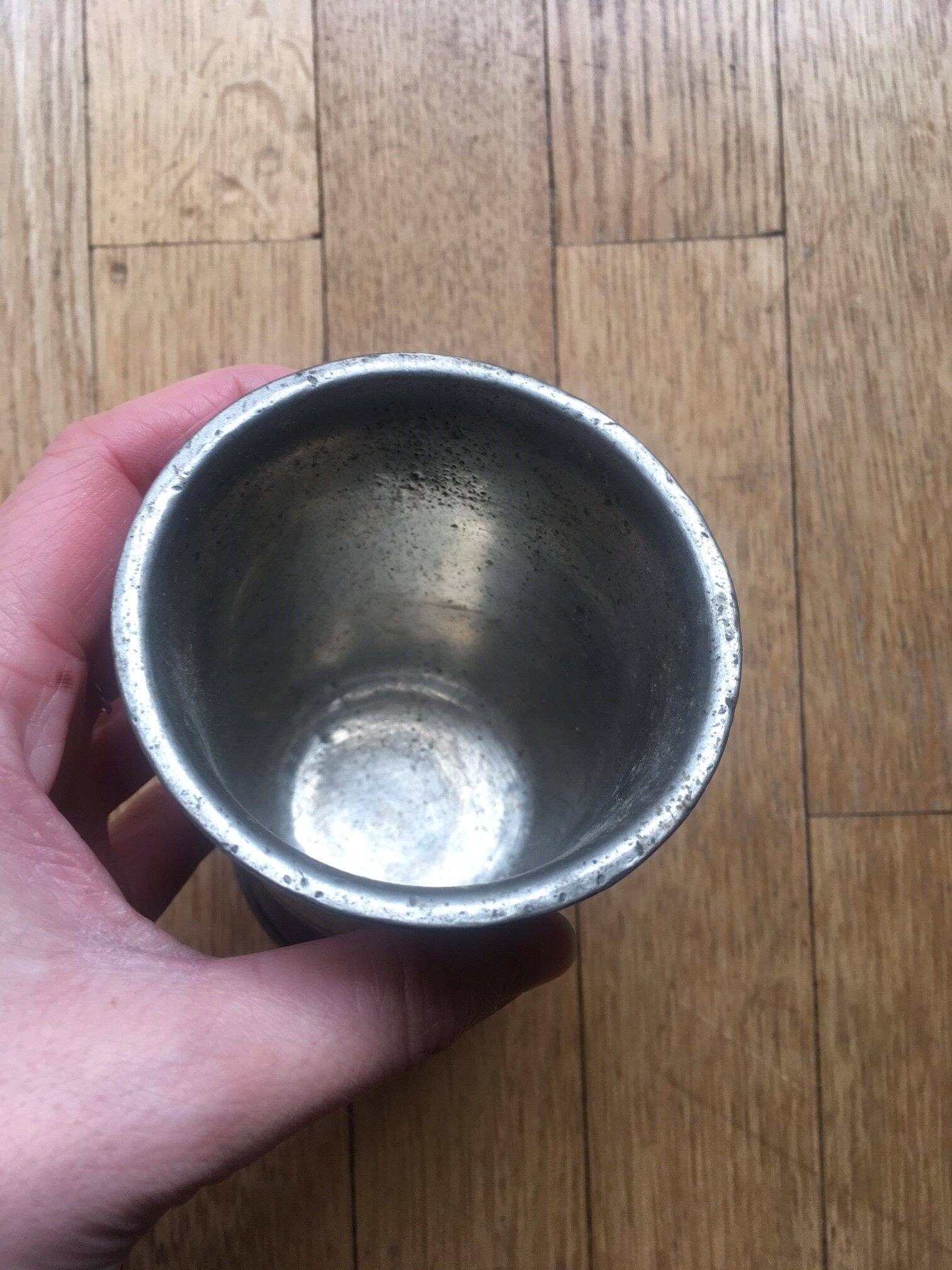 Vintage tin cup