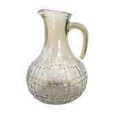 Pichet en verre vintage