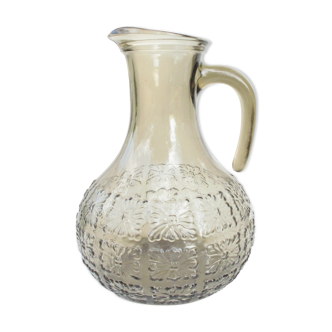 Vintage glass pitcher