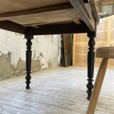 Oval pine farm table with 2m extensions