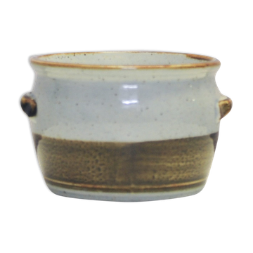 Speckled green flower pot from Denmark