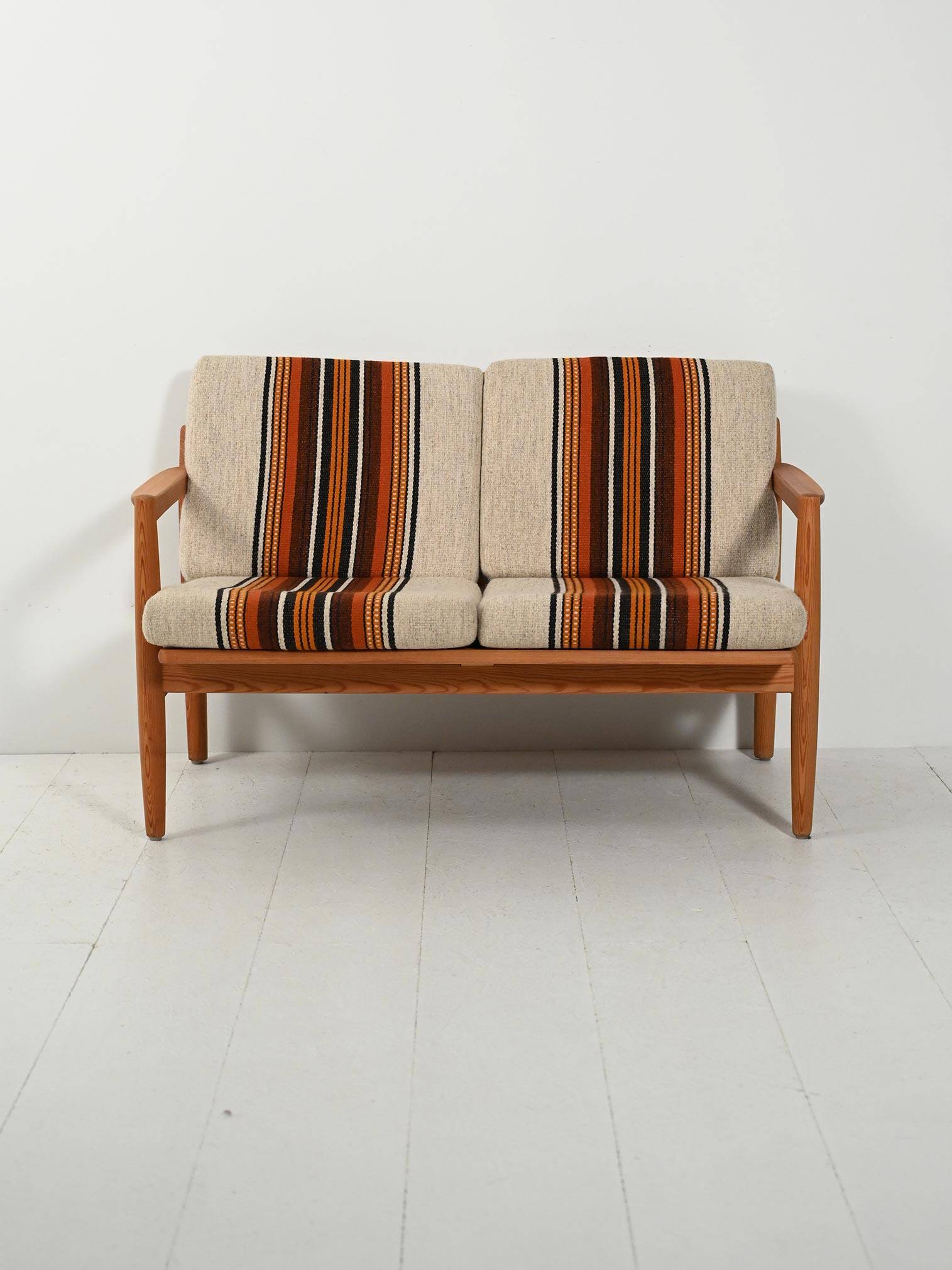 “Briksbo” Pine Loveseat by Harry Moen