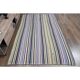 Tapis turc Oushak fait main en laine et coton multicolore, années 1970