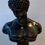Pair of bronze busts Venus and Antinous