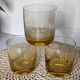 Verres ambré vintage