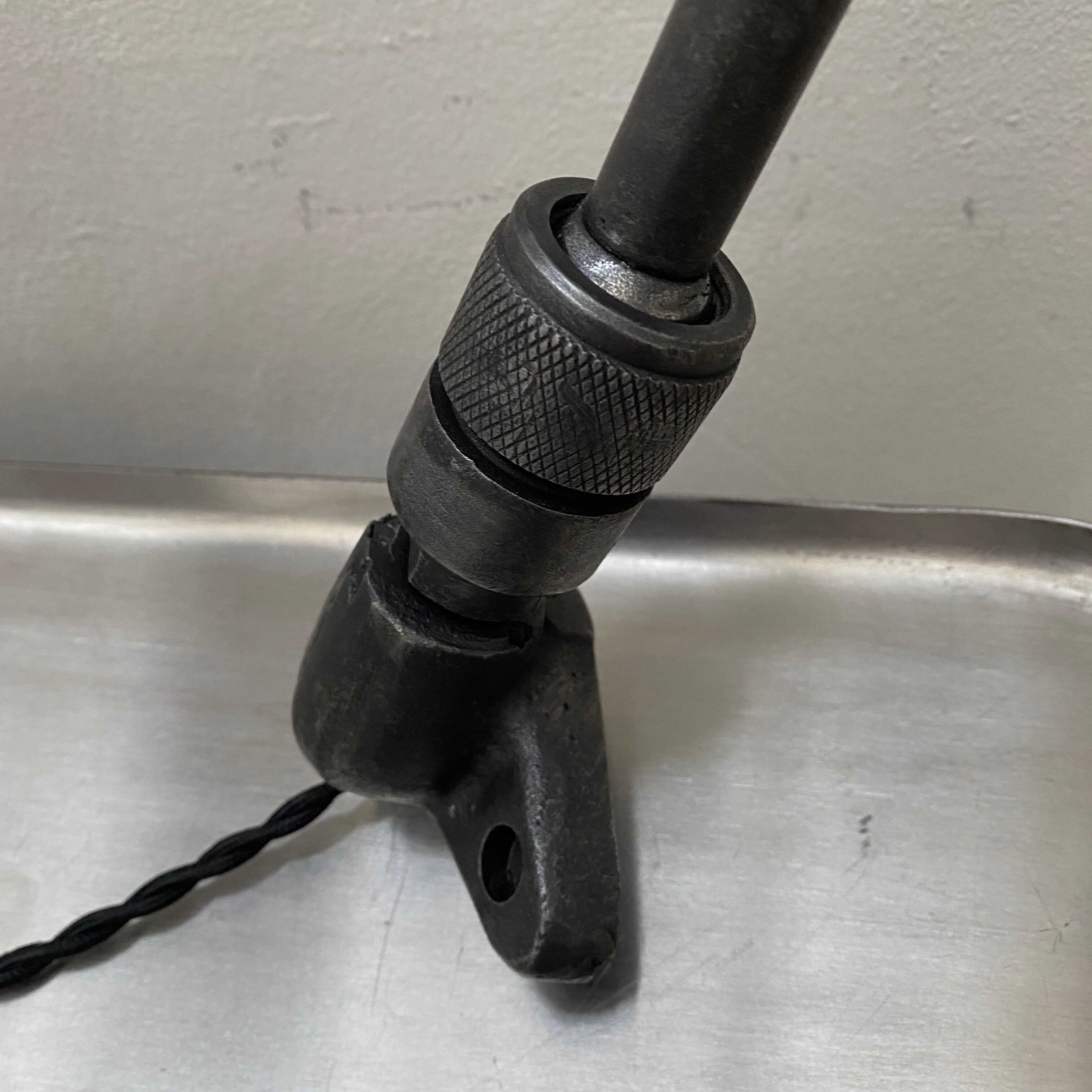 3-arm industrial wall light