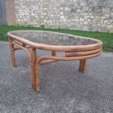 Rattan coffee table