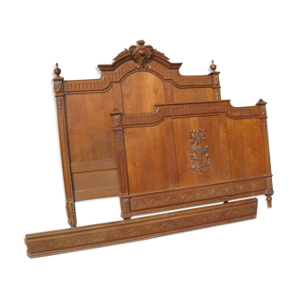 Solid oak bed
