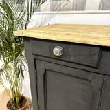 Black vintage Parisian sideboard