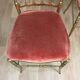 Pair of brass chairs "Chiavari"