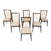 Chaises de salle à manger italiennes du milieu du siècle, années 1950