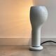 Vintage white metal O'luce table lamp Flash by Joe Colombo - Italian Design