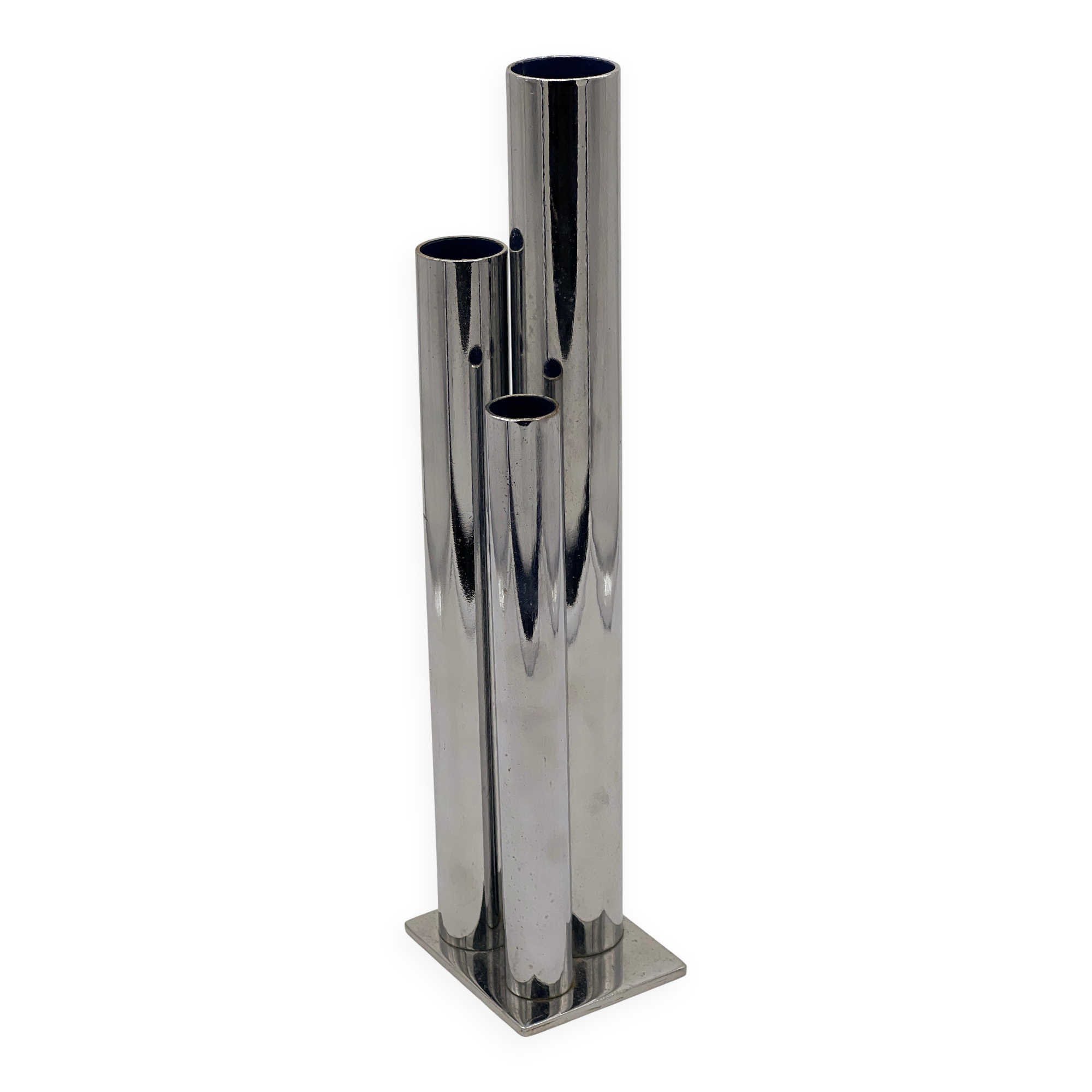 Vintage Italian Midcentury Sculptural Vase in the Style of Gio Ponti for Krupp