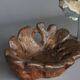 Sculptural Burl wood Low Lounge Chair. 1970s