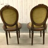 Louis XVI Style Medallion Chairs