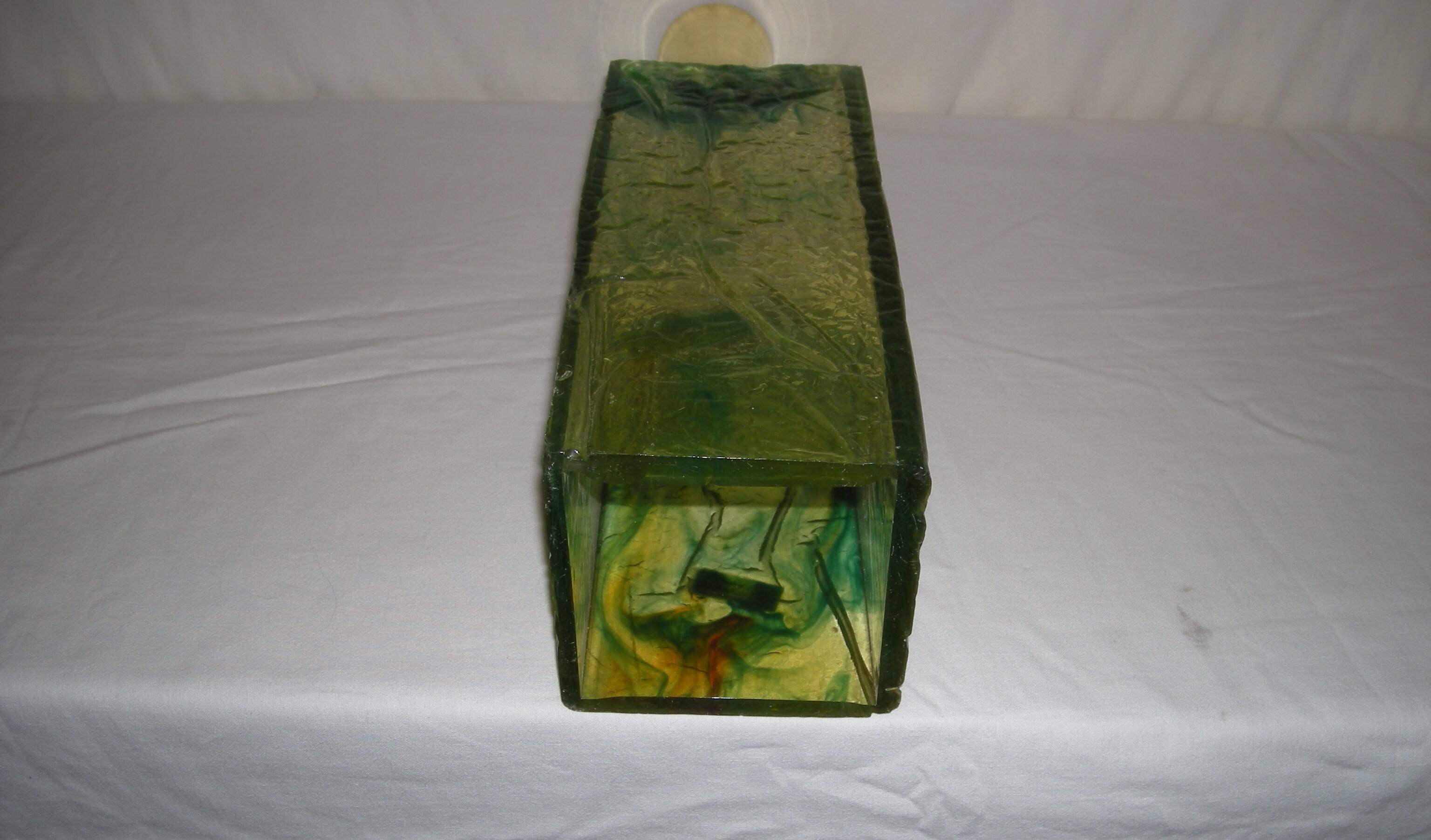 Resin pendant light in the style of Pierre Giraudon from the 60s - 70s