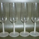 Large champagne flutes