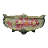 Vintage ceramic planter from St Clément – floral decoration