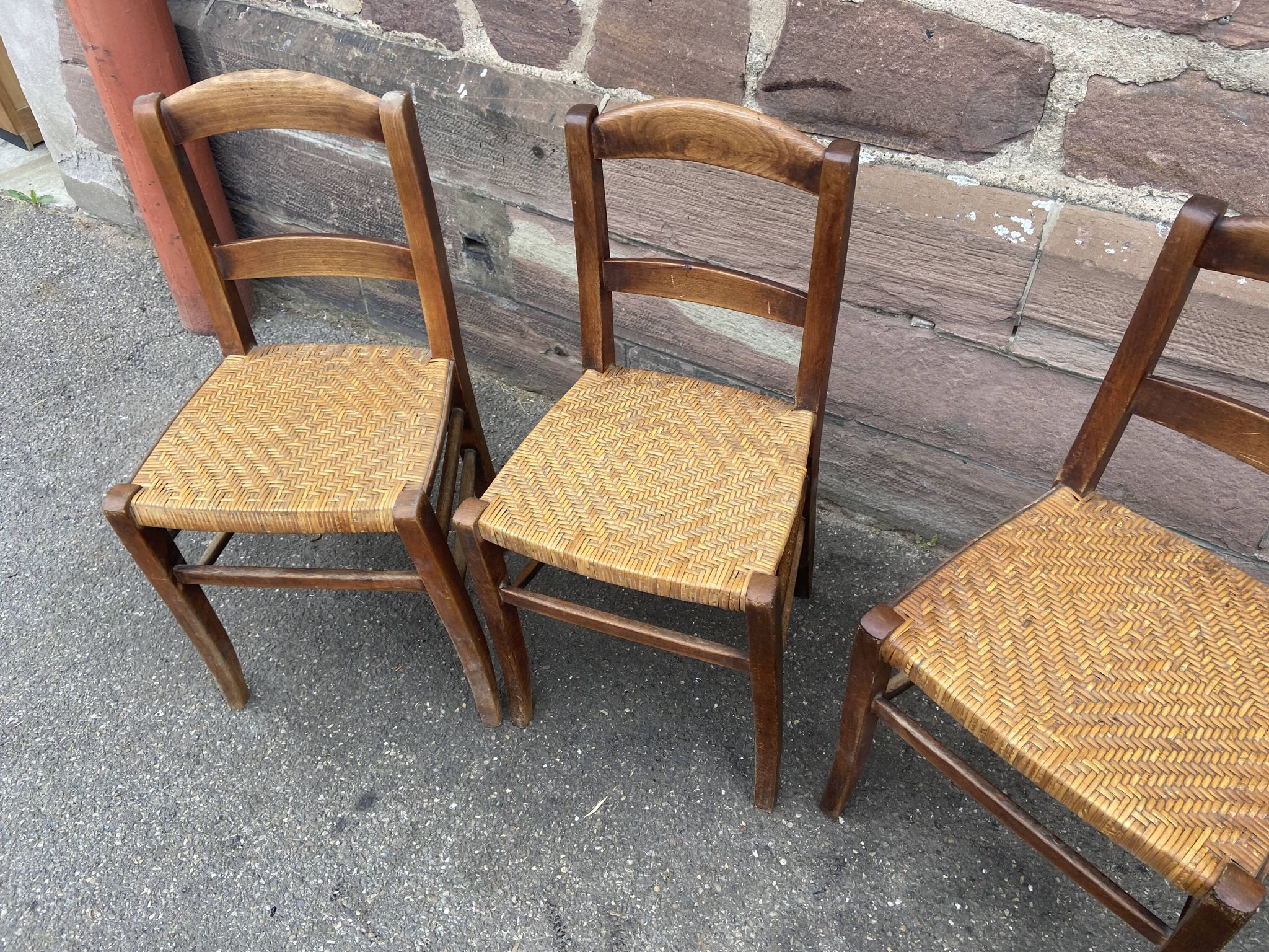 Set de 4 chaises bistrot des années 1920
