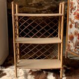 Rattan shelf